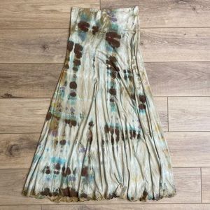 Soft Surroundings Tie Dye Maxi Skirt